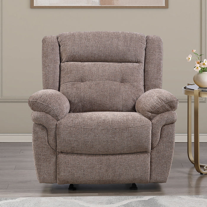 Sydney - Manual Recliner - Brown