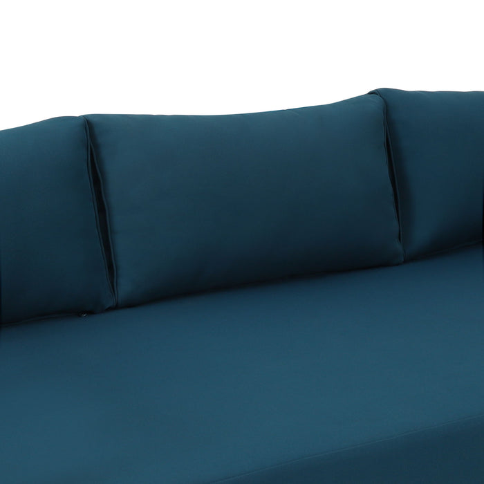 Claremont - 3 Seater Daybed Teak Acacia Wood Water Resistant Cushions