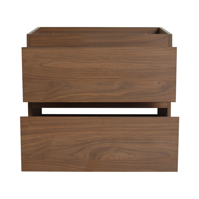 Wall Mounted Bathroom Vanity & Sink, 2 Soft Close Drawers
