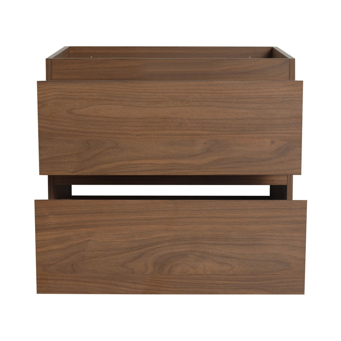 Wall Mounted Bathroom Vanity And Sink, 2 Soft Close Drawers