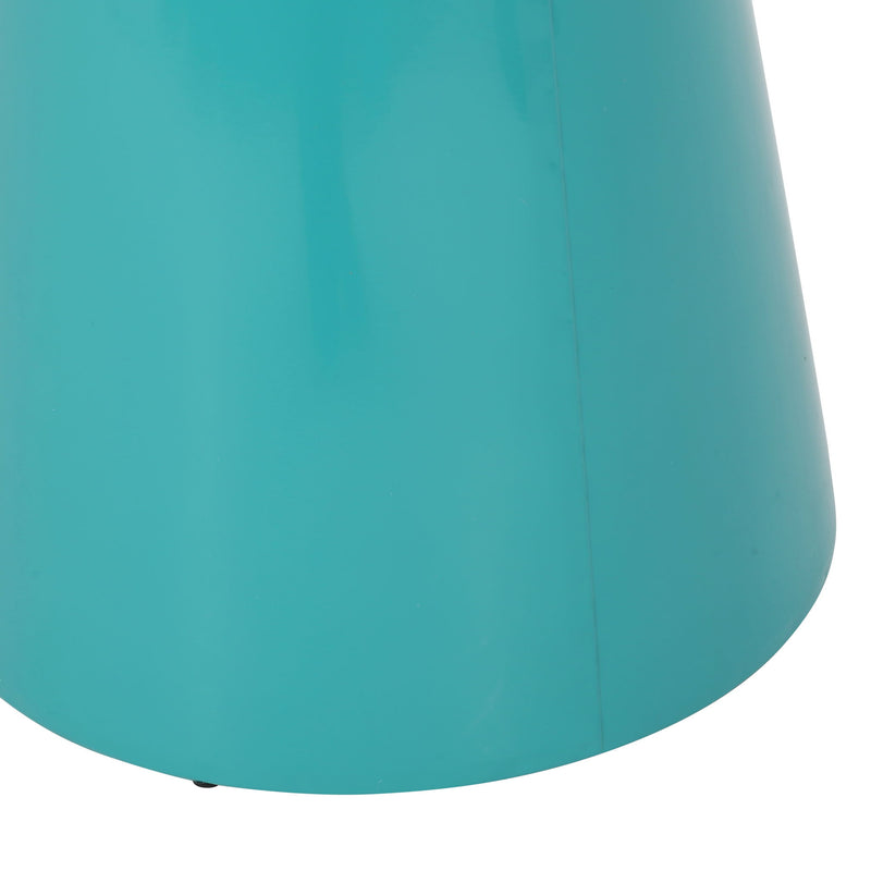 Outdoor Modern Metal End Large Table