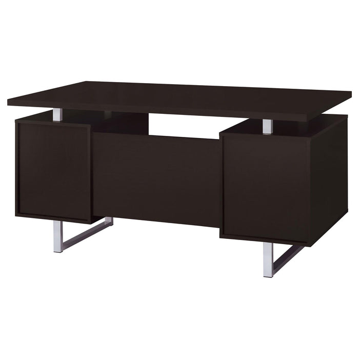 2 Drawer Floating Top Office Desk