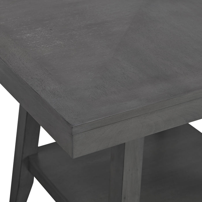 Seneca Square Counter Table with Lazy Susan