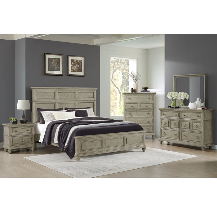 Whit-Ash Panel Bed