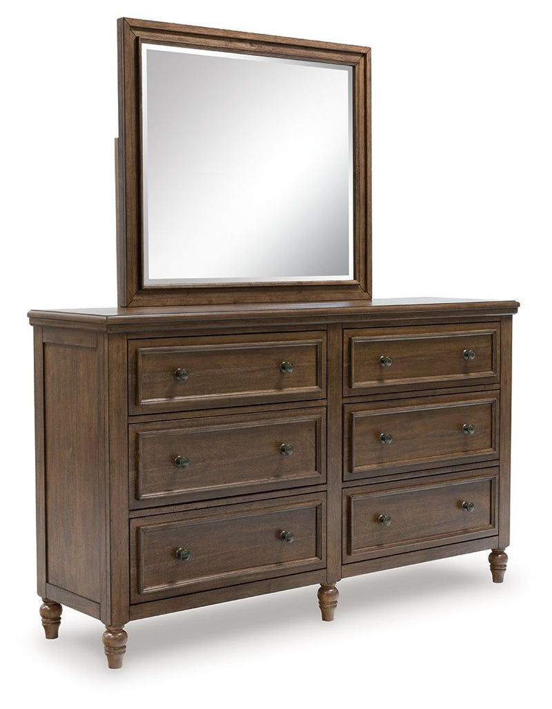 Sturlayne - Dresser And Mirror - Brown