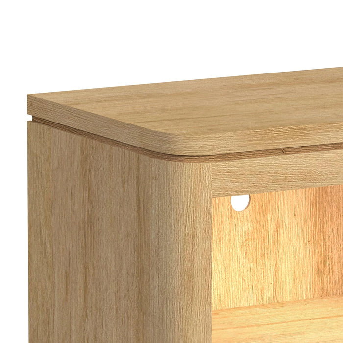 Rosalie Nightstand with USB & LED