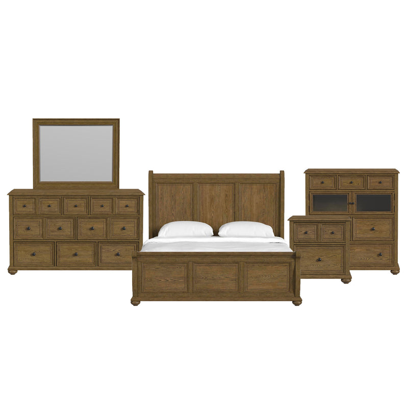 Heritage - Sleigh Bedroom Set - Black