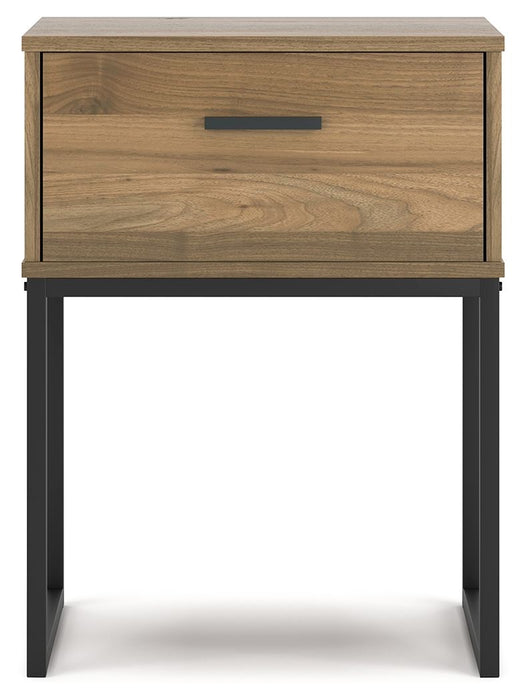 Deanlow - One Drawer Night Stand - Honey