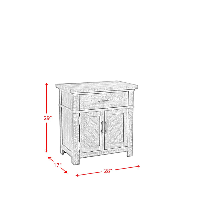Jax Platform Storage Bedroom Set in Cherry