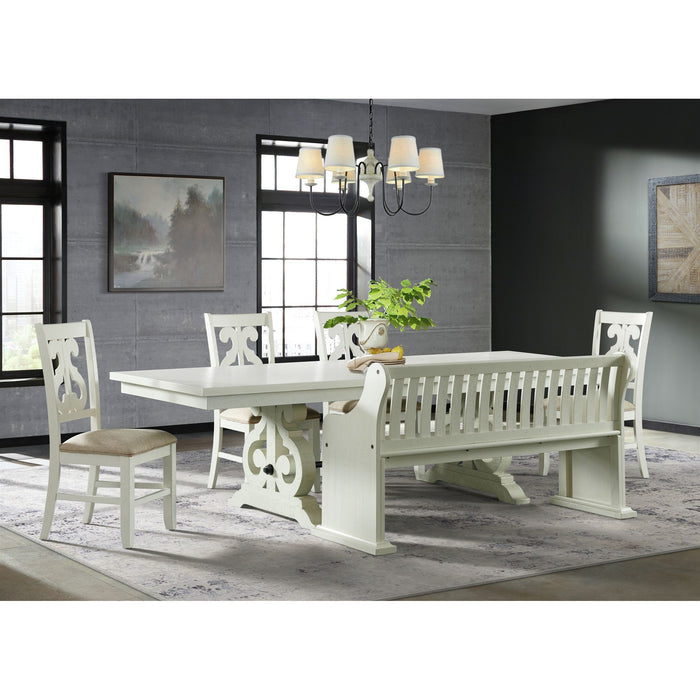 Stone - Wooden Swirl Back Side Chair (Set of 2)