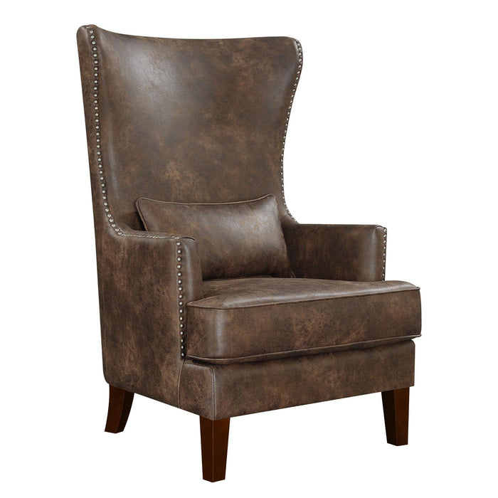 Kori (724) Chair w/Chrome Nails In Sierra Toffee