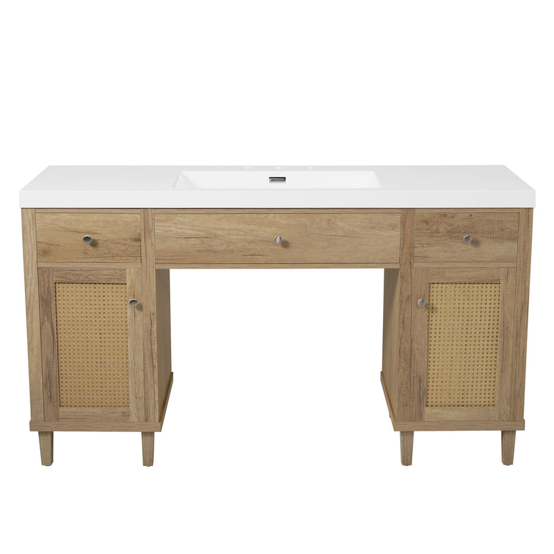 Bathroom Vanity With Sink, Spacious Storage Cabinet