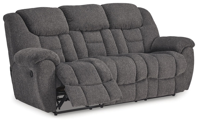 Foreside - Reclining Sofa - Charcoal