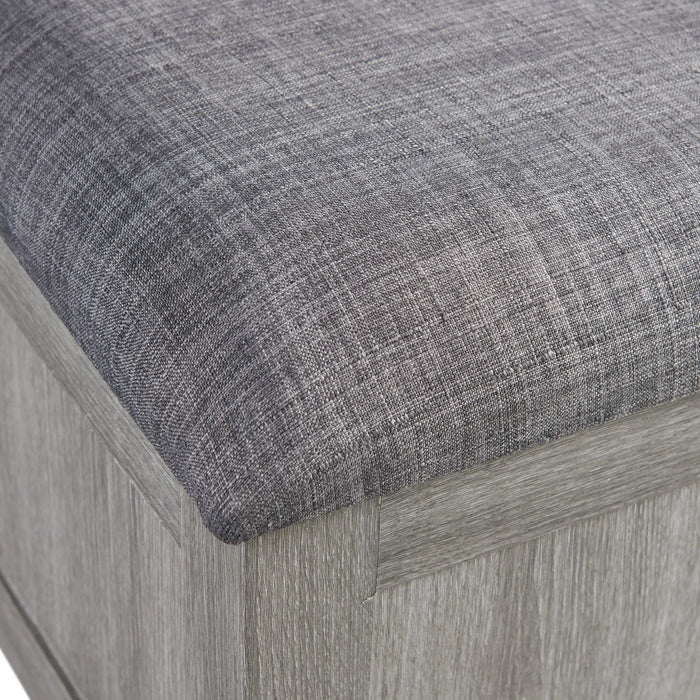 Uster Coffee Table W/Four storage Stools Grey