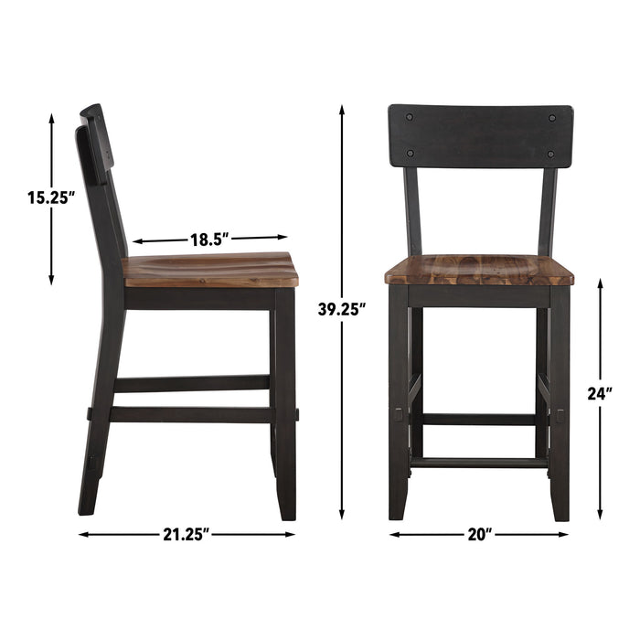 Bermuda - Counter Stool - Black