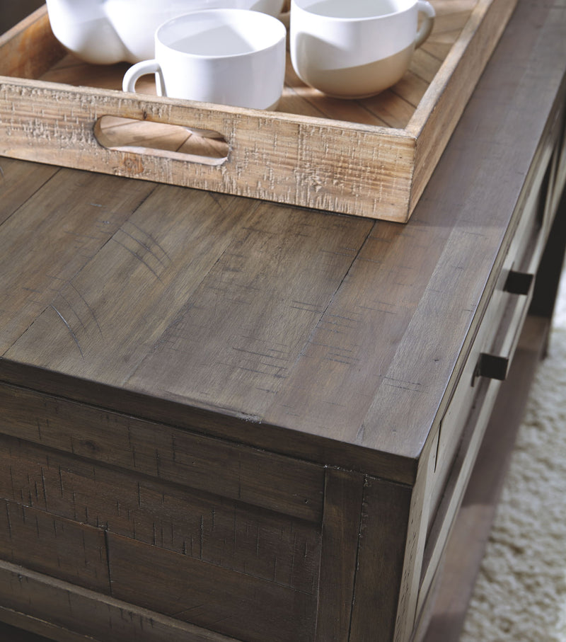Johurst - Sofa Table - Grayish Brown
