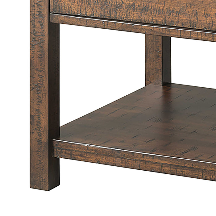 Jax - End Table - Dark Walnut