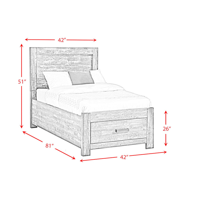 Warner Platform Storage Bedroom Set