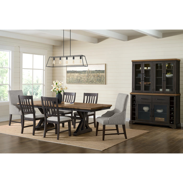 Montrose Dining Set in Espresso and Brown
