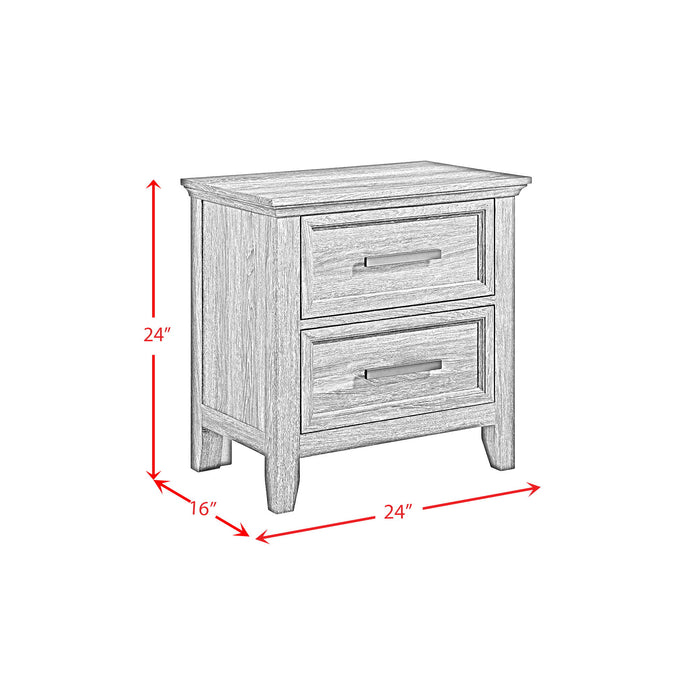 Matias - Bedroom Set With Queen/Full Headboard, Dresser, Mirror & Nightstand