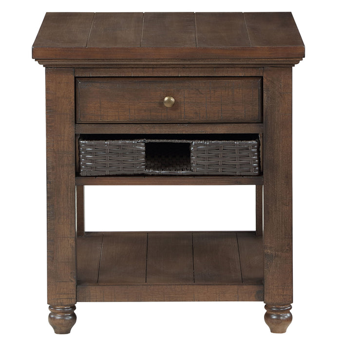 Oliver - 3 Piece Table Set - Brown