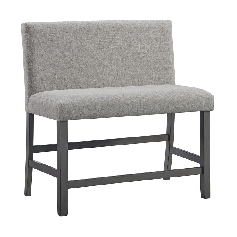 Seneca - Counter 3 Piece Corner Fabric Bench - Gray