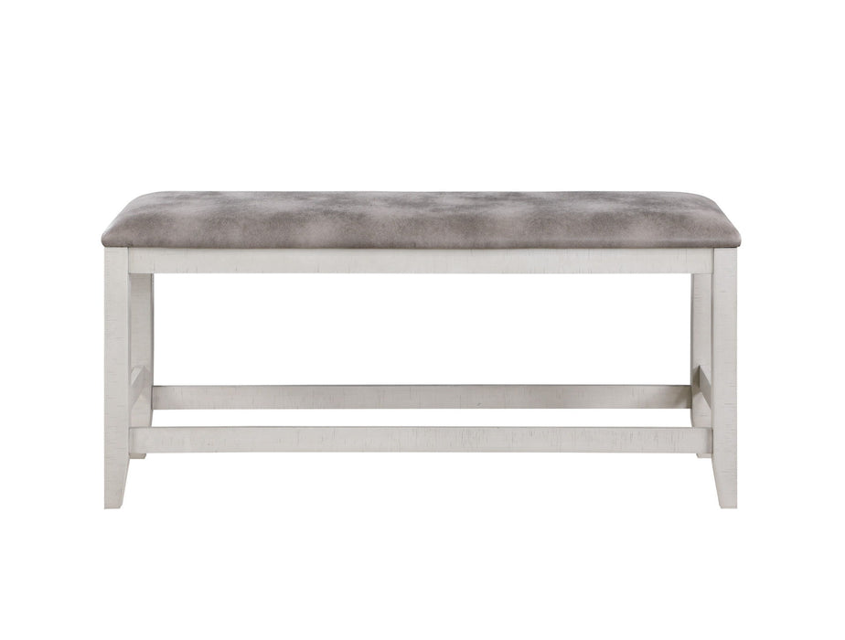 Richland - Counter Height Bench - White