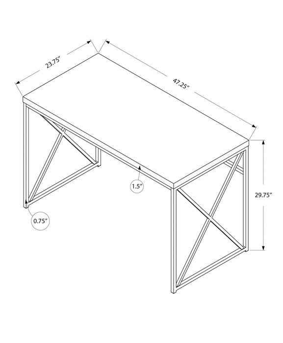 Computer Desk For Home Office, Laptop, Glossy Contemporary & Modern