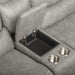 Kamari Laf Console Loveseat W/Dual Pwr Hr & Fr-Gray