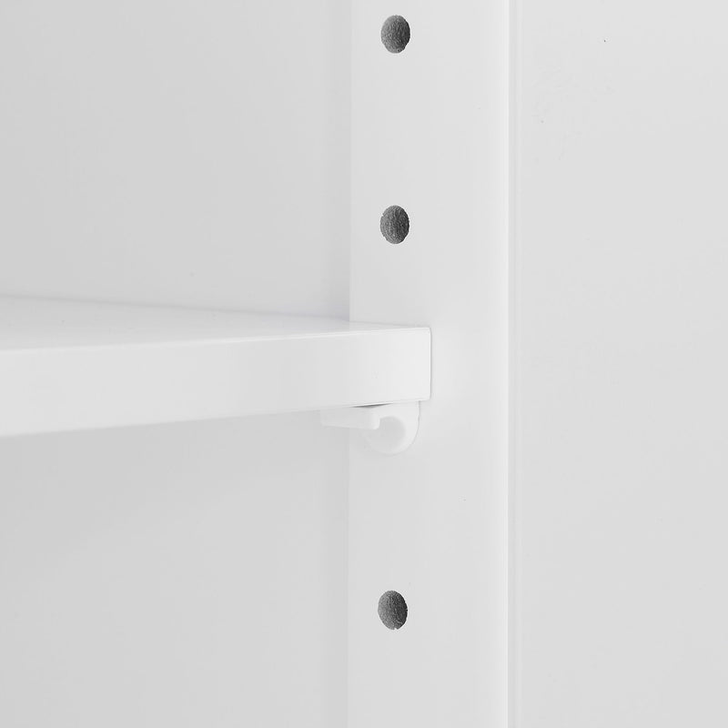Bathroom Storage Cabinet With 2 Doors And Drawers, Adjustable Shelf