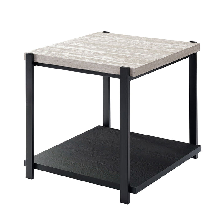 Linea - 3 Piece Occasional Set (1 Coffee & 2 End Tables) - Light Gray