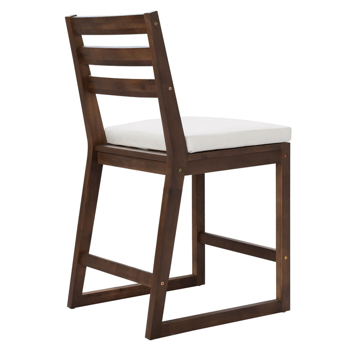 Patio Bar Set With Ergonomic Chairs