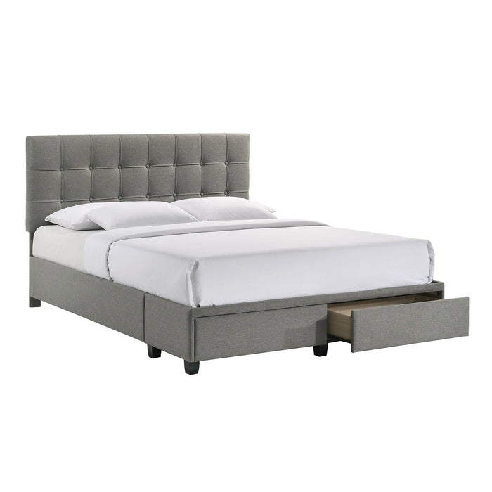 Hacienda Queen Storage Bed W/Tacoma Grey CM 003 (3A Packing)