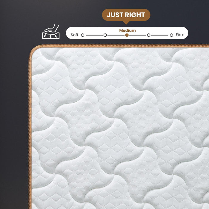 Plush Hybrid Mattresses With Gel Memory Foam, Individual Pocket Spring Motion Isolation Edge Support