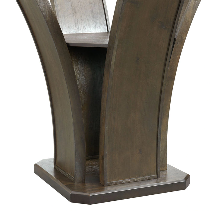 Dapper Grey Round Counter Table