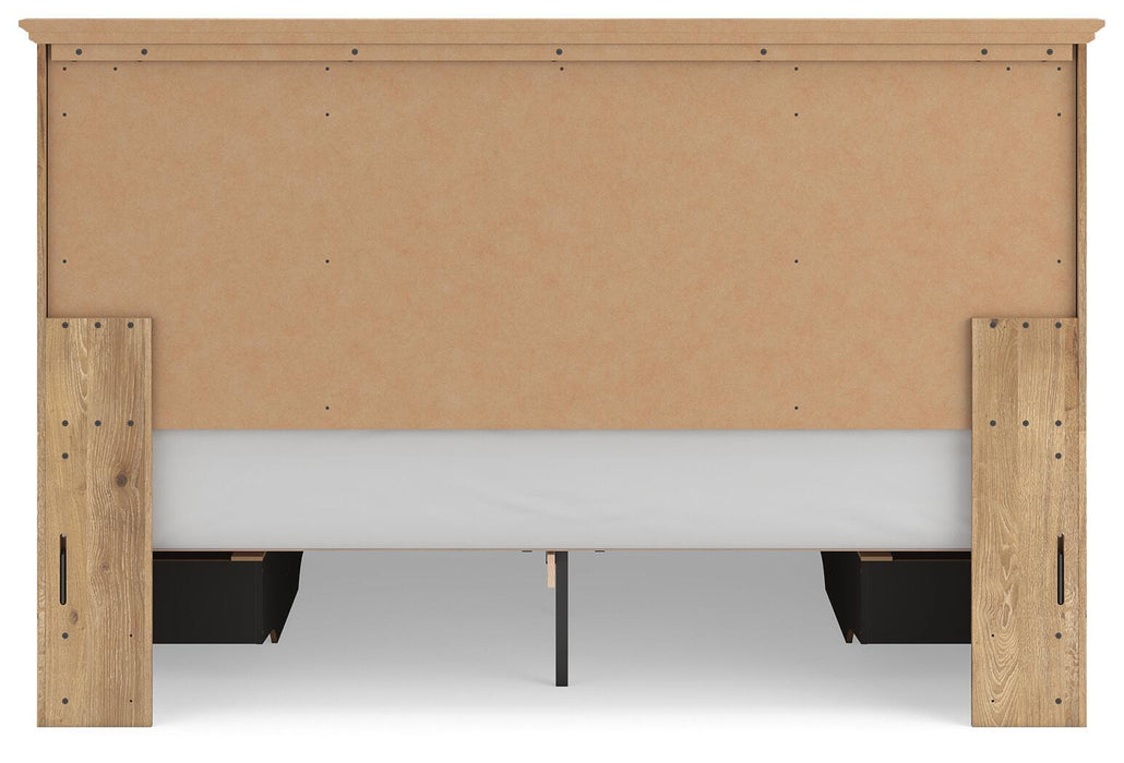 Makidern - Panel Storage Bed