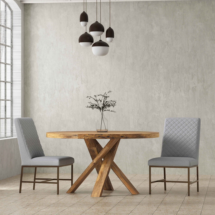 Crossings - Downtown Round Dining Table - Amber