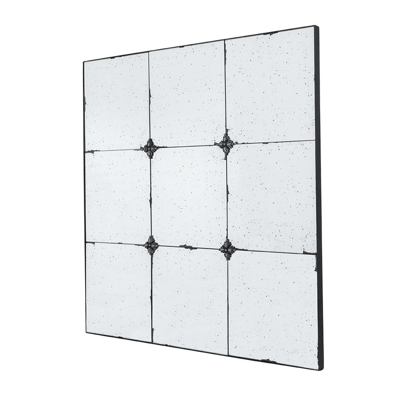 Traditional Decor Style Antique Glass Panel Mirror, Wall Mirror For Bathroom Entryway Console Lean Against Wall