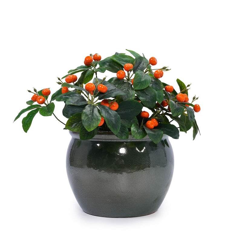 3 Pieces Ceramic Flowerpot, Planter For Patio, Garden Or Windowsills