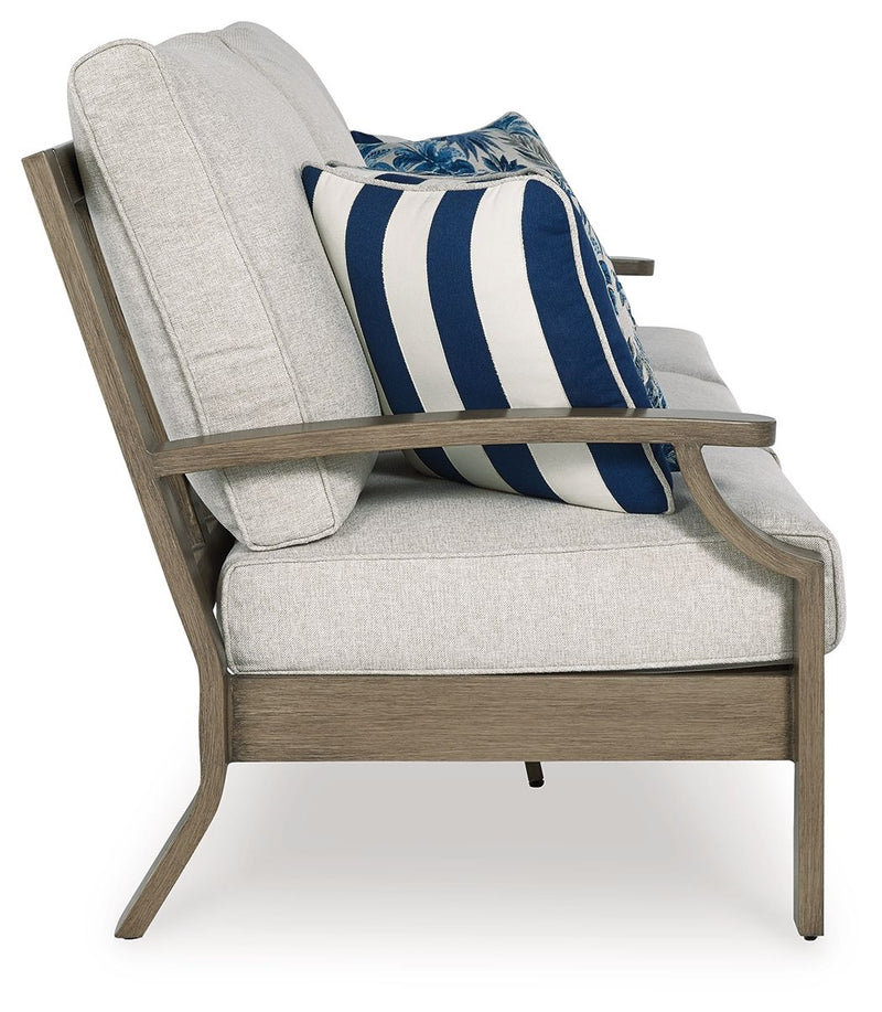 Rainier Ranch - Sofa With Cushion - Brown / Beige