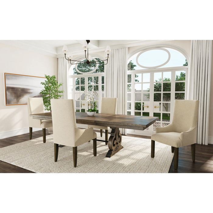 Stone - Parson Chair (Set of 2) - Smokey Dark Ash