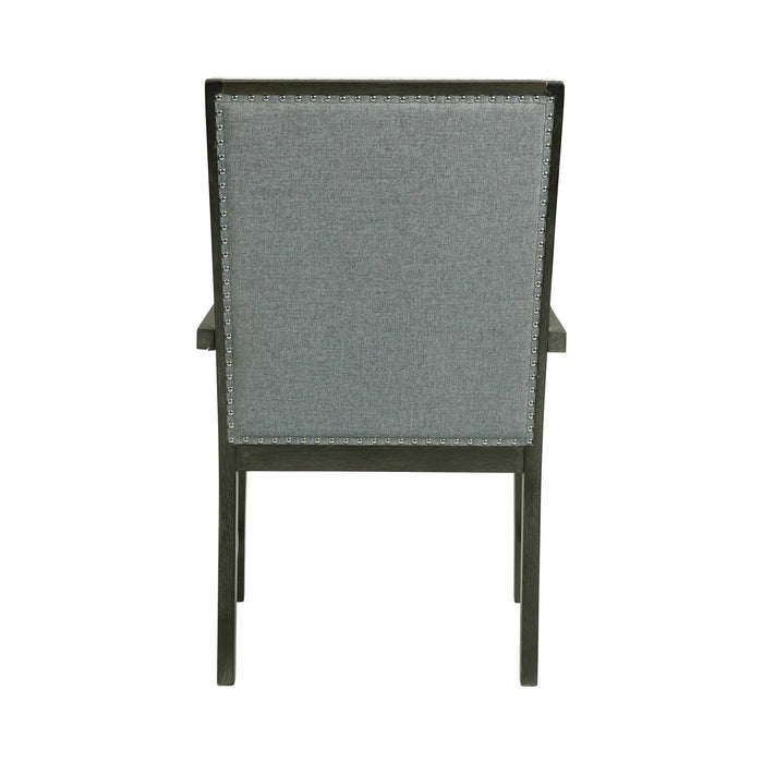 Donovan Upholstery Arm Chair Dark (2 Per Pack)