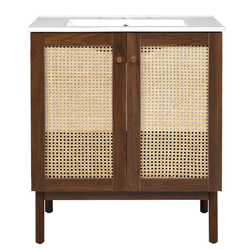 Bathroom Vanity Cabinet With Doors, Soft Close Design