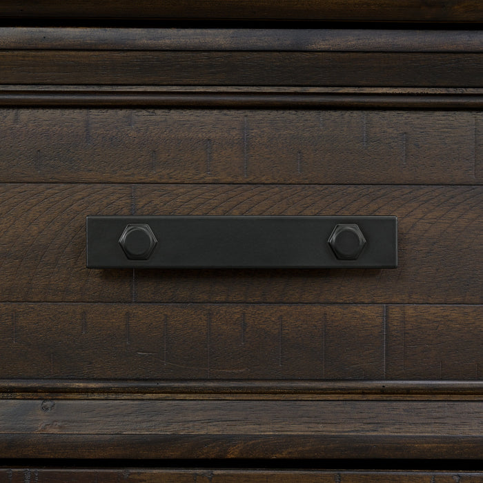 Colorado City 9-Drawer Dresser in Charcoal