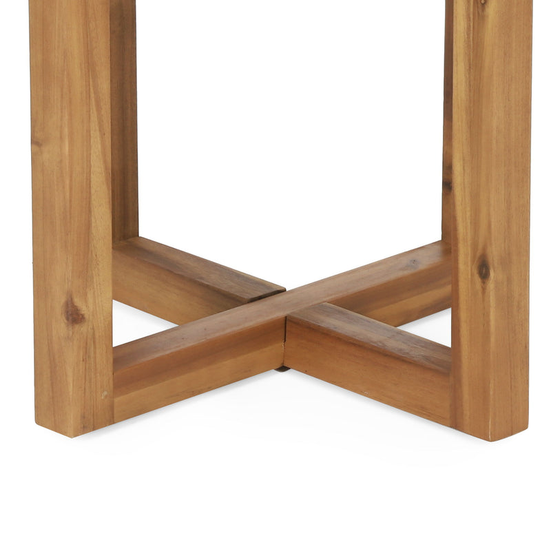 Ella - Square Side Table With Cross Stretcher Base