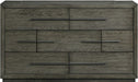 Elements International Elation 7 Drawer Dresser in Gray image