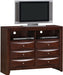 Elements International Emily Media Chest in Espresso Lacquer image