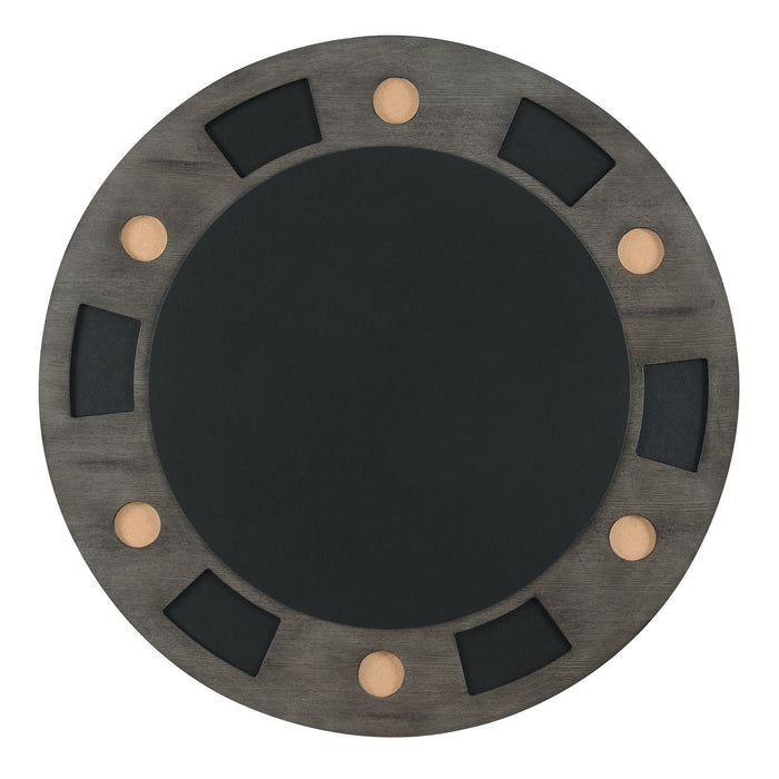 Prince - Round Game Table - Gray