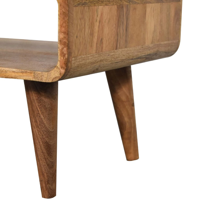 Solid Wood Open Media Unit