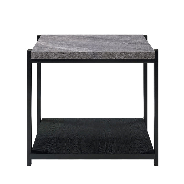 Linea - 3 Piece Occasional Set (1 Coffee & 2 End Tables) - Dark Gray